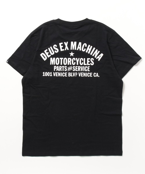 DEUS EX MACHINA(デウスエクスマキナ)の「VENICE ADDRESS(Tシャツ/カットソー・メンズ・ブラック/ホワイト・SMALL/MEDIUM/LARGE/X-LARGE/X-SMALL)」の5枚目の写真