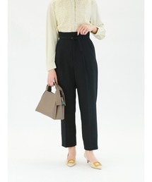 Te chichi | ダブルクロスハイウエストテーパードパンツ(その他パンツ)