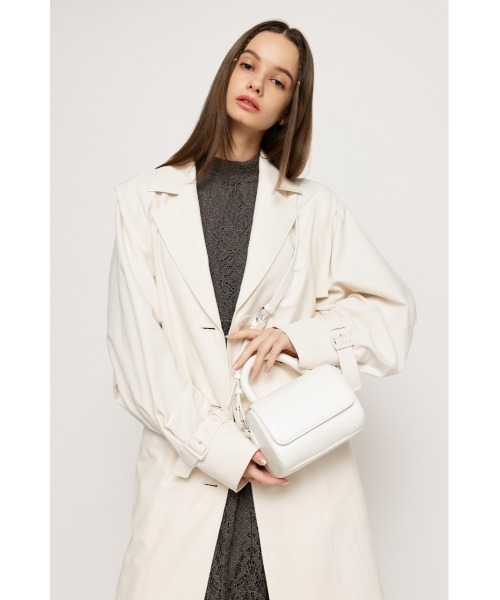 SLY(スライ)の「ROUND SHOULDER BAG ラウンド ショルダーバッグ(ショルダーバッグ・レディース・グリーン/ブラック/アイボリー・FREE)」の1枚目の写真