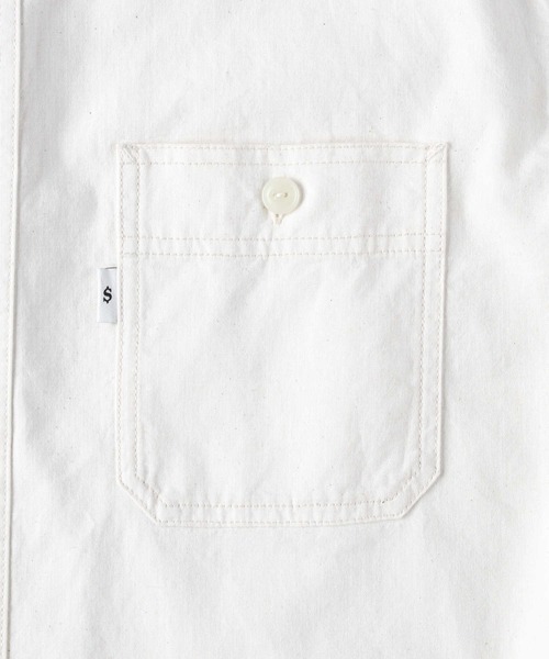 Salt&Pepper（ソルトアンドペッパー）の「【Salt&Pepper】ワークシャツ（シャツ/ブラウス・メンズ・オフホワイト・S/L/XL/M）」の8枚目の写真