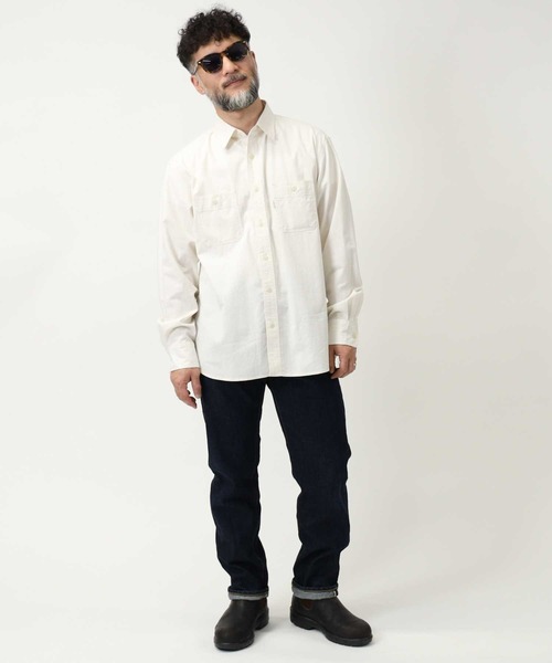 Salt&Pepper（ソルトアンドペッパー）の「【Salt&Pepper】ワークシャツ（シャツ/ブラウス・メンズ・オフホワイト・S/L/XL/M）」の13枚目の写真