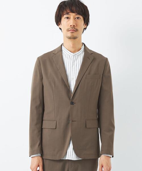 green label relaxing ジャケット S 黒 ウォッシャブルトロ green label relaxing ジャケット ノーカラージャケット