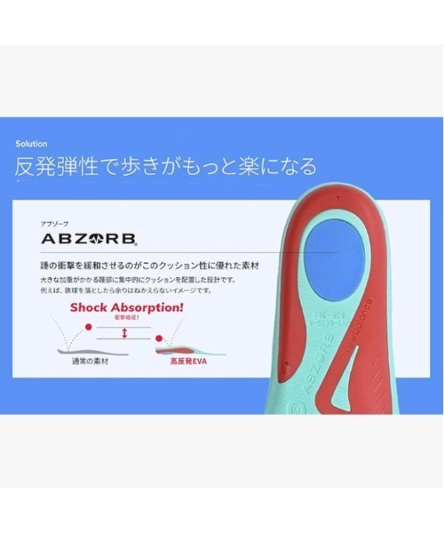 NEW BALANCE（ニューバランス）の「サポーティブリバウンドインソール（インソール/シューズクッション・メンズ・グレー・X-SMALL/SMALL/MEDIUM/LARGE/X-LARGE/XX-LARGE）」の8枚目の写真