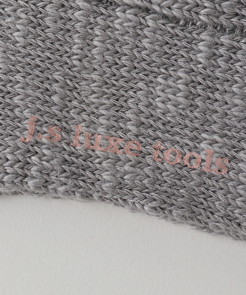 JOURNAL STANDARD LUXE（ジャーナルスタンダード　ラックス）の「スラブラインSOCKS（ソックス/靴下・レディース・グレー/アイボリー/ライトグレー・FREE）」の6枚目の写真