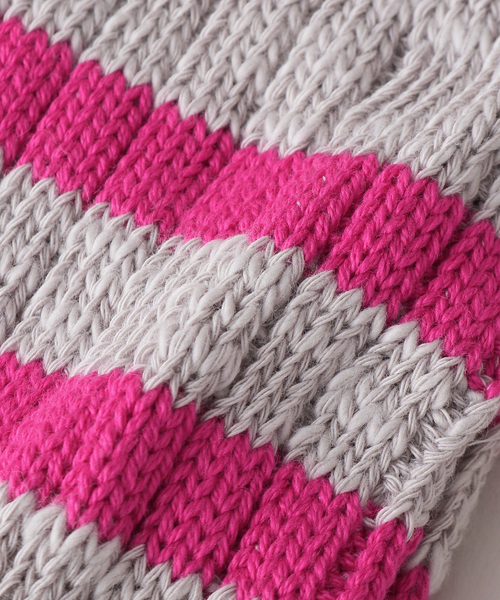 JOURNAL STANDARD LUXE（ジャーナルスタンダード　ラックス）の「スラブラインSOCKS（ソックス/靴下・レディース・グレー/アイボリー/ライトグレー・FREE）」の8枚目の写真