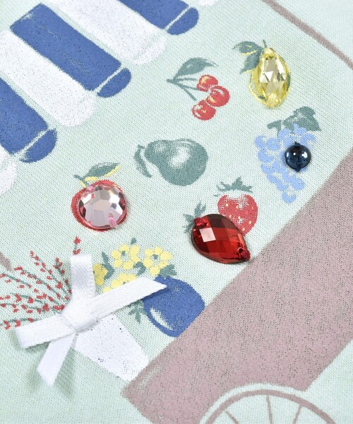 BeBe(ベベ)の「フルーツショップTシャツ(100~150cm)(Tシャツ/カットソー・キッズ・グリーン/ピンク・100/120/140/130/110/150)」の14枚目の写真
