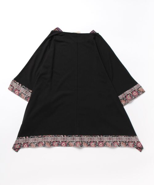 チチカカ(チチカカ)の「柄切替スクェアポンチョプルオーバー(Tシャツ/カットソー・レディース・ブラック/グレー/オレンジ・FREE)」の21枚目の写真