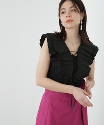JILL STUART | ◆プリーツラッフルトップ(Tシャツ/カットソー)