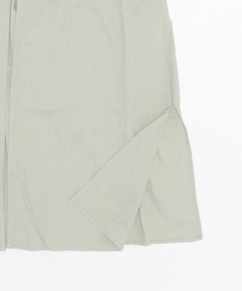 Samansa Mos2（サマンサ モスモス）の「◎前後2wayリボンワンピース（ワンピース・レディース・チャコール/キナリ/ミント/グレー・ﾌﾘ-）」の6枚目の写真