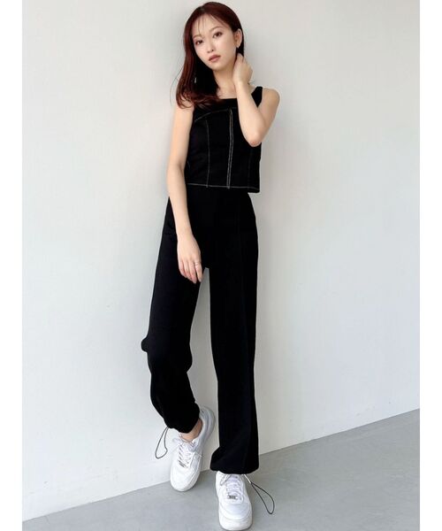 RESEXXY(リゼクシー)の「スウェットワークパンツ【セットアップ着用可能】(その他パンツ・レディース・ブラック/ベージュ/アイボリー・FREE)」の15枚目の写真