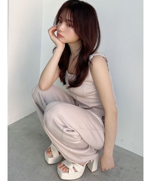 RESEXXY(リゼクシー)の「スウェットワークパンツ【セットアップ着用可能】(その他パンツ・レディース・ブラック/ベージュ/アイボリー・FREE)」の16枚目の写真