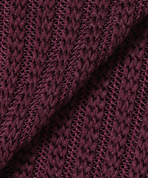 JOURNAL STANDARD relume(ジャーナルスタンダード レリューム)の「STRIPE LACE レギュラー半袖シャツ(シャツ/ブラウス・メンズ・アイボリー/ブラック/パープル・LARGE/MEDIUM)」の6枚目の写真