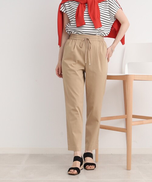 DRESKIP（ドレスキップ）の「◆【接触冷感/ストレッチ】オンにもオフにも 大人きれいなイージーテーパ－ドパンツ（その他パンツ・レディース・ライトブルー/ブラック/カーキ/ベージュ・02/03/04）」の21枚目の写真