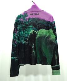 NON TOKYO ノントーキョー プリント リブ トップス カットソー NON TOKYO（ノントーキョー）の「NON TOKYO/ノントーキョー