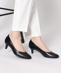 ラウンドトゥ12時間パンプスEveryDay<約5.5cmヒール> レイン対応