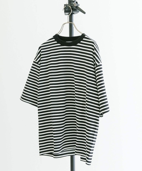 URBAN RESEARCH（アーバンリサーチ）の「『XLサイズあり』ストレッチボーダーTシャツ（Tシャツ/カットソー・メンズ・ブラック系その他/グレー系その他/ブルー系その他・MEDIUM/LARGE/X-LARGE）」の19枚目の写真