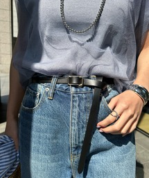 レザー細ベルト