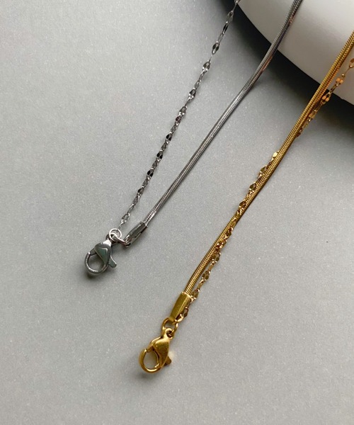 iso（イソ）の「2連ビジューチェーンブレスレット/ステンレス（ブレスレット・レディース・シルバー/ゴールド・FREE）」の18枚目の写真