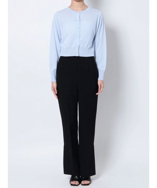 MERCURYDUO（マーキュリーデュオ）の「ビジューボタン付きクルーネックカーディガン（カーディガン/ボレロ・レディース・ベージュ/ライトブルー/ブラック/イエロー/ピンク/オフホワイト・FREE）」の14枚目の写真