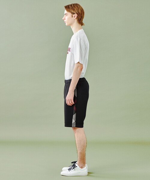 BLACK LABEL CRESTBRIDGE（ブラックレーベル・クレストブリッジ）の「【WEB限定】サイドクレストブリッジチェックショートパンツ（その他パンツ・メンズ・ブラック・M/XL/S/L）」の4枚目の写真