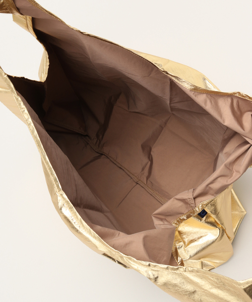 U by SPICK&SPAN（ユーバイスピックアンドスパン）の「【BAGGU/バグゥ】 Standard BAGGU Metallic（ショルダーバッグ・レディース・シルバー/ゴールド・FREE）」の12枚目の写真