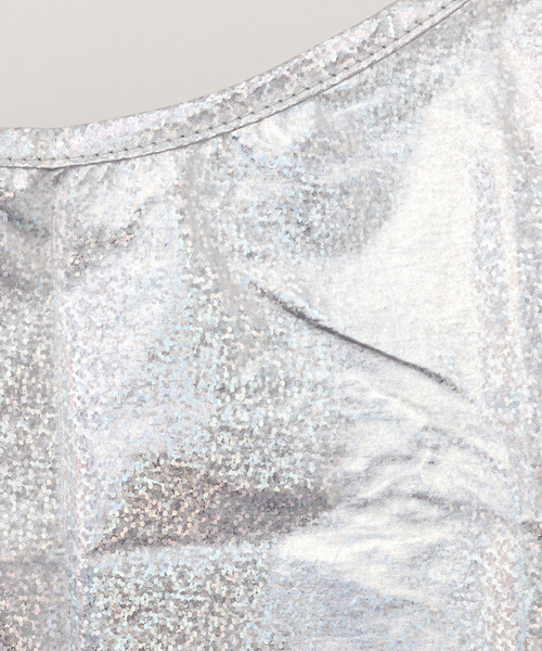 U by SPICK&SPAN（ユーバイスピックアンドスパン）の「【BAGGU/バグゥ】 Standard BAGGU Metallic（ショルダーバッグ・レディース・シルバー/ゴールド・FREE）」の4枚目の写真
