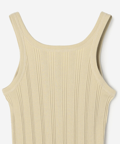 YOUNG&OLSEN The DRYGOODS STORE(ヤングアンドオルセン)の「YOUNG & OLSEN The DRYGOODS STORE | ランダムリブ タンクトップ WOMEN(タンクトップ・レディース・ライトグリーン/ピンク/ホワイト・1)」の8枚目の写真