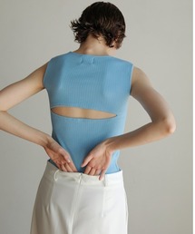 AMAIL | Back slit pat cloth(タンクトップ)