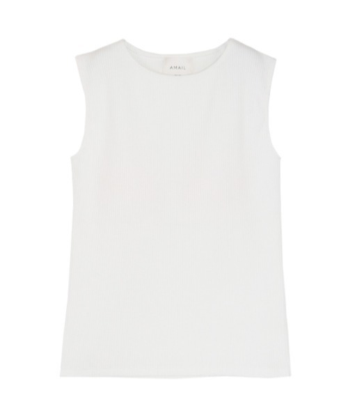 AMAIL（アマイル）の「Back slit pat cloth（タンクトップ・レディース・レッド/ホワイト/ブラック/ブルー・FREE）」の6枚目の写真