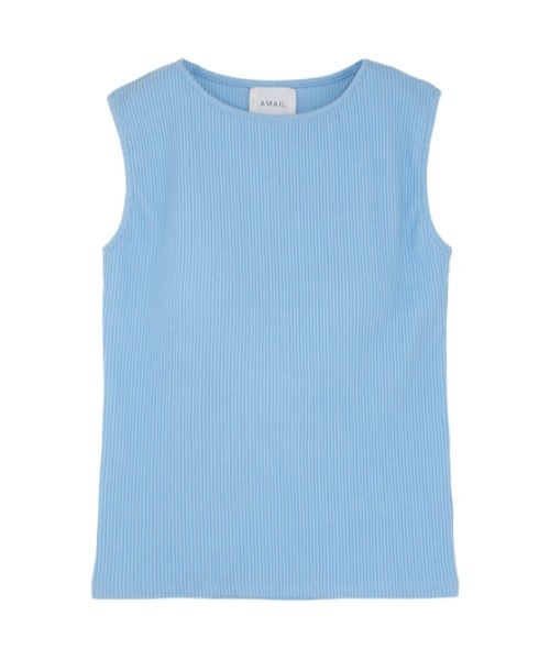 AMAIL（アマイル）の「Back slit pat cloth（タンクトップ・レディース・レッド/ホワイト/ブラック/ブルー・FREE）」の21枚目の写真