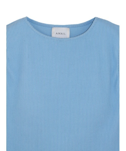 AMAIL（アマイル）の「Back slit pat cloth（タンクトップ・レディース・レッド/ホワイト/ブラック/ブルー・FREE）」の19枚目の写真