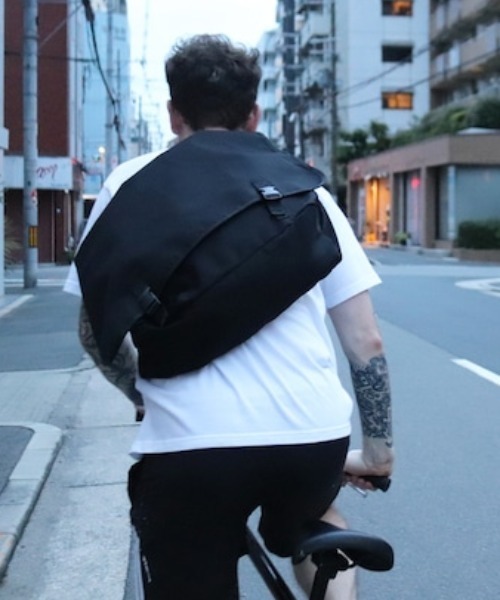 PACKING（パッキング）の「PACKING/パッキング　MESSENGER BAG メッセンジャーバッグ PA-008（ショルダーバッグ・メンズ・ブラック/ブラック系その他・FREE）」の6枚目の写真
