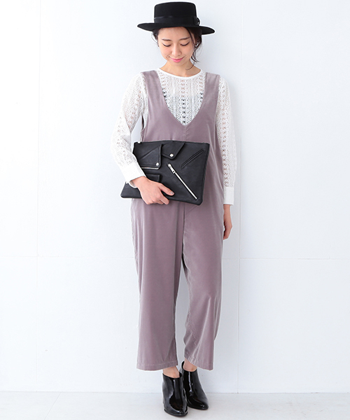 Ray BEAMS(レイビームス)の「Casselini / ライダース クラッチ(クラッチバッグ・レディース・ブラック・ONE SIZE)」の10枚目の写真