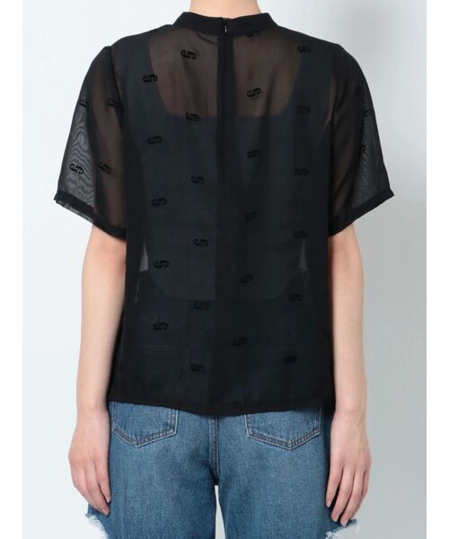 EMODA（エモダ）の「シアーロゴトップ（Tシャツ/カットソー