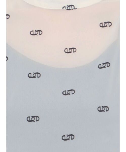 EMODA（エモダ）の「シアーロゴトップ（Tシャツ/カットソー・レディース・グレー/ブラック/アイボリー・FREE）」の15枚目の写真