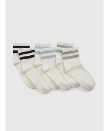 GAP | クオーター クルーソックス 3足セット  (キッズ)(ソックス/靴下)