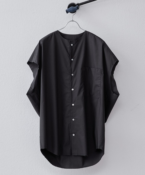 ITTI(イッチ)の「【ITTI × Lui's / イッチ×ルイス】Exclusive デザインノースリーブシャツ(シャツ/ブラウス・メンズ・ブラック/サックスブルー・FREE)」の8枚目の写真