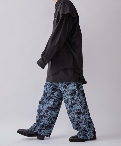 ITTI(イッチ)の「【ITTI × Lui's / イッチ×ルイス】Exclusive デザインノースリーブシャツ(シャツ/ブラウス・メンズ・ブラック/サックスブルー・FREE)」の17枚目の写真