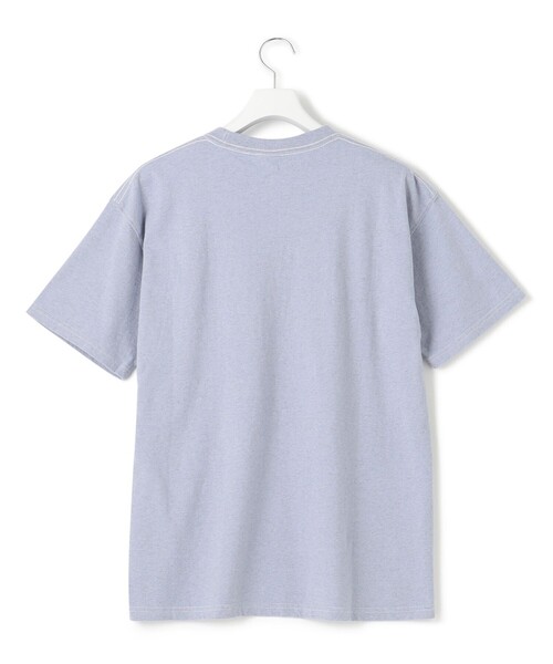 J.PRESS YORK STREET（ジェイプレスヨークストリート）の「【UNISEX】RUSSELL×YORK STREET ロゴTシャツ（Tシャツ/カットソー・メンズ・ブルー系/ライトグレー系/ホワイト系/ネイビー系/ふじ色系/ピンク系・LARGE/X-LARGE/MEDIUM）」の7枚目の写真