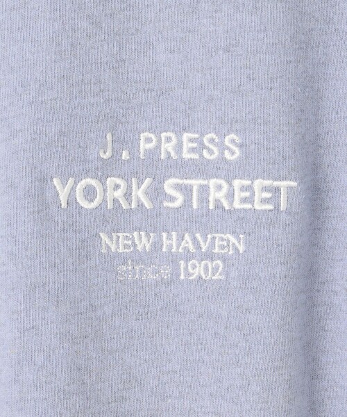 J.PRESS YORK STREET（ジェイプレスヨークストリート）の「【UNISEX】RUSSELL×YORK STREET ロゴTシャツ（Tシャツ/カットソー・メンズ・ブルー系/ライトグレー系/ホワイト系/ネイビー系/ふじ色系/ピンク系・LARGE/X-LARGE/MEDIUM）」の11枚目の写真
