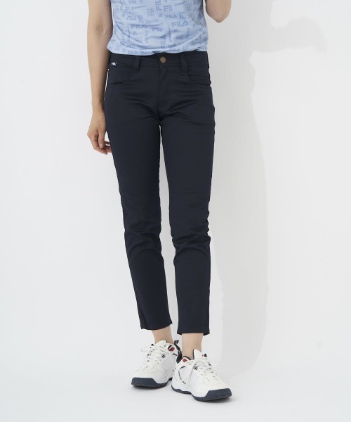 FILA GOLF(フィラゴルフ )の「【FILA GOLF:フィラゴルフ】レディースロングパンツ ゴルフ(その他パンツ・レディース・ブルー/ライトピンク/ホワイト/ネイビー/グレー・MEDIUM/LARGE/X-LARGE)」の4枚目の写真
