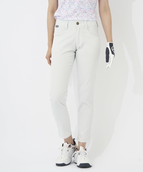 FILA GOLF(フィラゴルフ )の「【FILA GOLF:フィラゴルフ】レディースロングパンツ ゴルフ(その他パンツ・レディース・ブルー/ライトピンク/ホワイト/ネイビー/グレー・MEDIUM/LARGE/X-LARGE)」の3枚目の写真