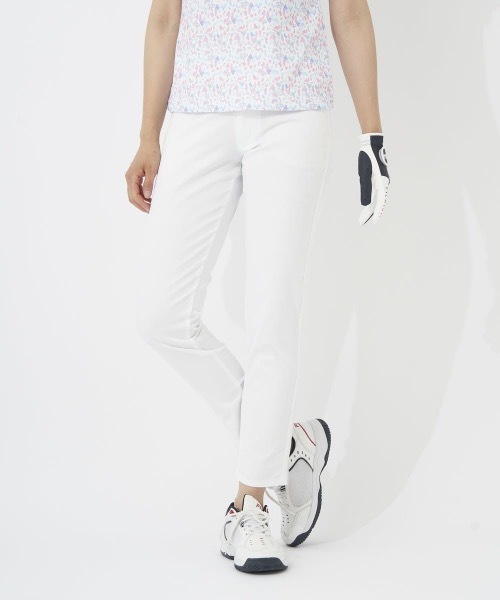 FILA GOLF(フィラゴルフ )の「【FILA GOLF:フィラゴルフ】レディースロングパンツ ゴルフ(その他パンツ・レディース・ブルー/ライトピンク/ホワイト/ネイビー/グレー・MEDIUM/LARGE/X-LARGE)」の2枚目の写真