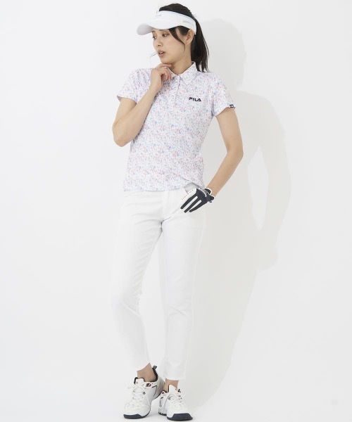 FILA GOLF(フィラゴルフ )の「【FILA GOLF:フィラゴルフ】レディースロングパンツ ゴルフ(その他パンツ・レディース・ブルー/ライトピンク/ホワイト/ネイビー/グレー・MEDIUM/LARGE/X-LARGE)」の7枚目の写真