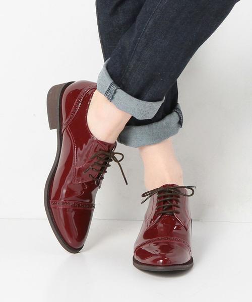 Boisson Chocolat（ボワソンショコラ）の「ボワソンショコラ/BBC　ストレートチップレースアップ30（その他シューズ・レディース・ブラック/ワイン/シルバー・22cm/23cm/22.5cm/23.5cm/24.5cm/24cm/25cm）」の15枚目の写真