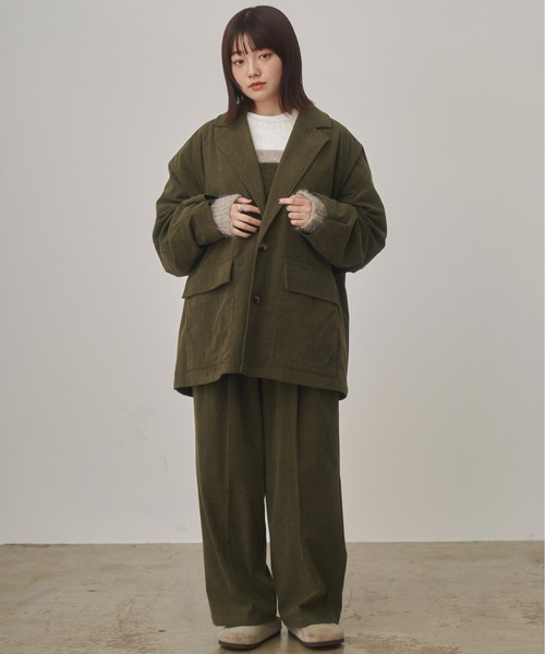 YOEL（ヨエル）の「YOEL - corduroy over tailored jacket 
