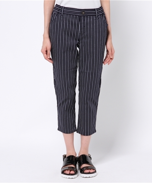 CIAOPANIC TYPY（チャオパニックティピー）の「ストライプストレッチテーパードパンツ（その他パンツ・レディース・ネイビー/オフホワイト・MEDIUM/LARGE/SMALL）」の12枚目の写真