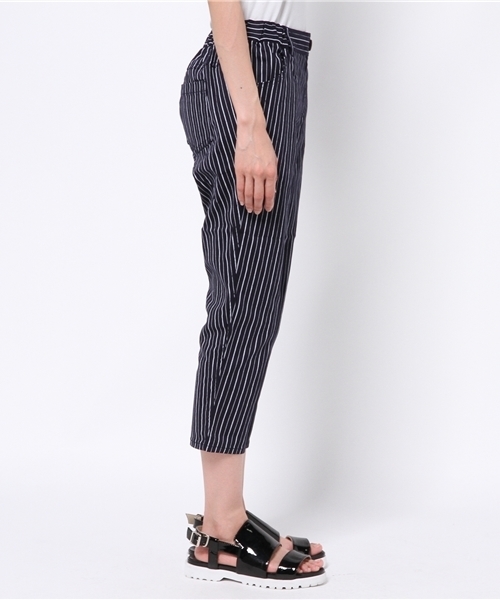 CIAOPANIC TYPY（チャオパニックティピー）の「ストライプストレッチテーパードパンツ（その他パンツ・レディース・ネイビー/オフホワイト・MEDIUM/LARGE/SMALL）」の13枚目の写真
