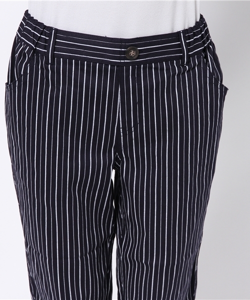 CIAOPANIC TYPY（チャオパニックティピー）の「ストライプストレッチテーパードパンツ（その他パンツ・レディース・ネイビー/オフホワイト・MEDIUM/LARGE/SMALL）」の6枚目の写真