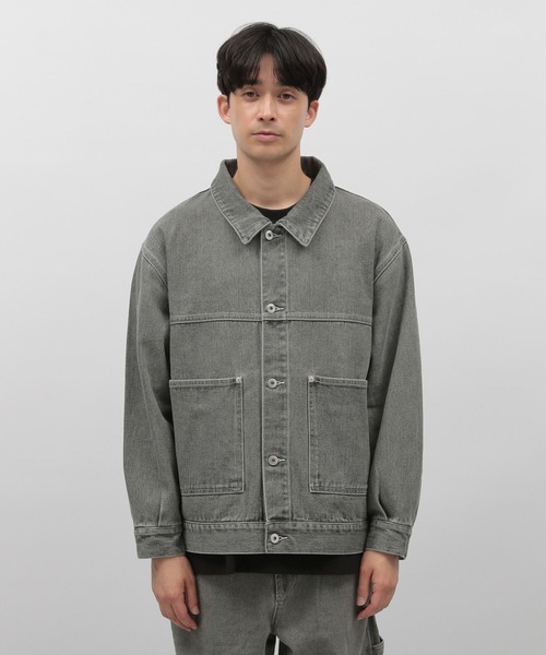 LAKOLE(ラコレ)の「デニムトラッカージャケット / 967926(デニムジャケット・メンズ・ネイビー/グレー/ブラック・MEDIUM/LARGE)」の10枚目の写真